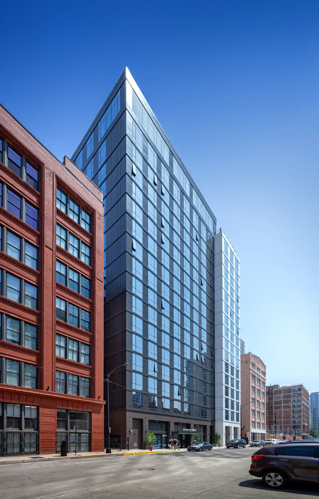 Exterior at Straits Row - South Loop Apartments