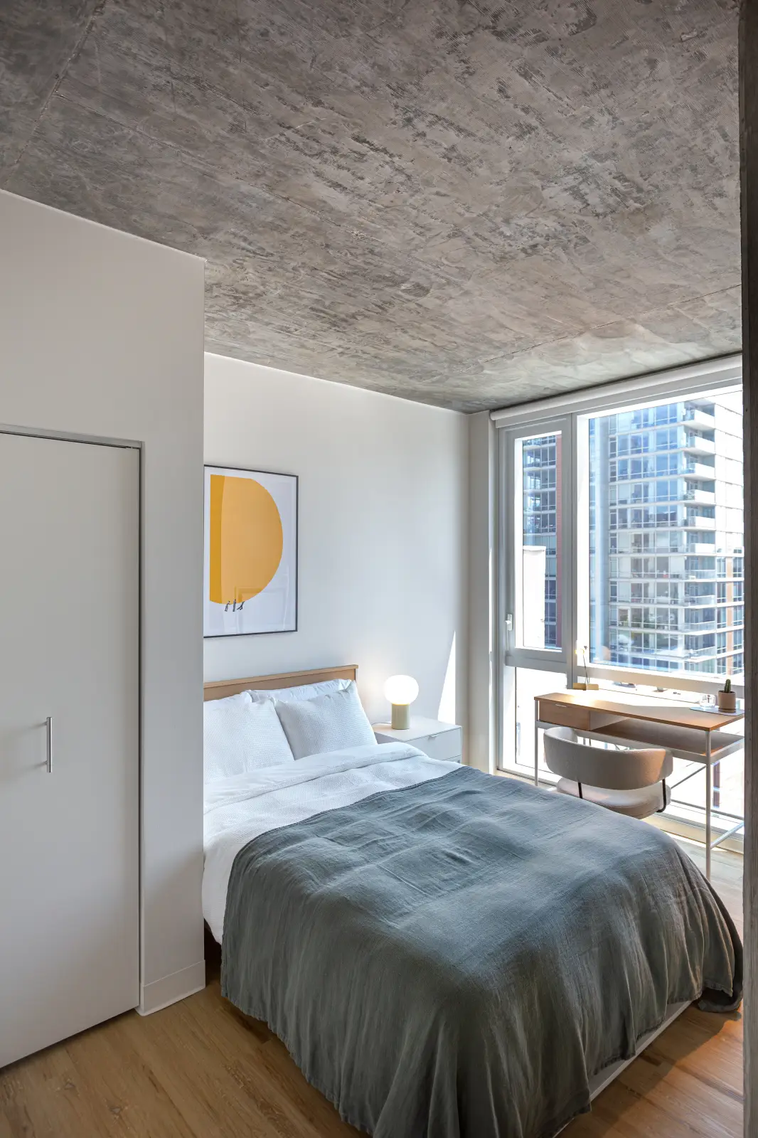 Bed at Straits Row - South Loop Apartments