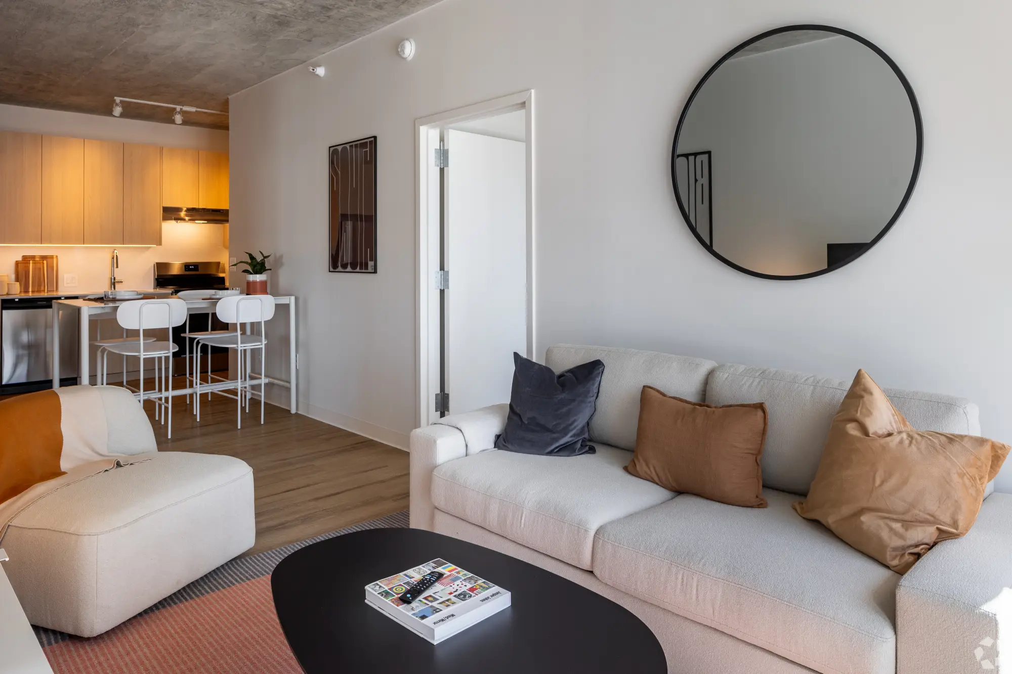 Living Room at Straits Row - Chicago South Loop apartments